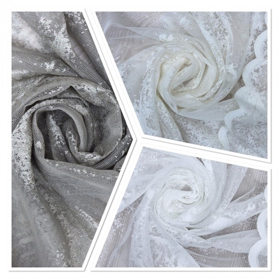 32515 V-1804 Wholesale Raschel Knit Tulle Curtain Fabrics Living Room and Bedroom Curtains 3 Models 100% Polyester